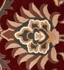 Red Traditional Wool 6 ft x 9 ft Hand Tufted Carpet
