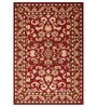 Red Traditional Wool 6 ft x 9 ft Hand Tufted Carpet
