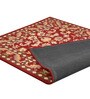 Red Traditional Wool 6 ft x 9 ft Hand Tufted Carpet