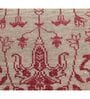 Red Traditional Wool 6 ft x 9 ft Hand Knotted Carpet