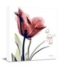 Red tulips Live laugh Love Poster Print Flower Canvas art Print, Modern X-Ray Wall Painting For Living Room D cor