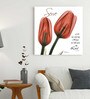 Red tulips serve Poster Print Flower Canvas art Print, Modern X-Ray Wall Painting For Living Room Decor, Design