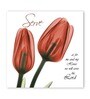 Red tulips serve Poster Print Flower Canvas art Print, Modern X-Ray Wall Painting For Living Room Decor, Design