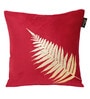 Red Floral Velvet 16 x 16 Inches Cushion Covers (Set of 5)