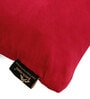 Red Floral Velvet 16 x 16 Inches Cushion Covers (Set of 5)