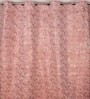 Red Velvet Feather 7Ft Ring Top Door Curtain Pack of 1