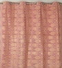 Red Velvet Feather 9Ft Ring Top Long Door Curtain Pack of 1