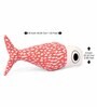 Red Velvet Fish Shaped Cushion