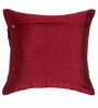 Red Traditional Velvet 16 x 16 Inches Cushion Covers (Set of 2)
