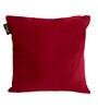 Red Abstract Velvet 16 x 16 Inches Cushion Covers (Set of 2)