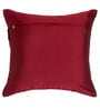 Red Traditional Velvet 16 x 16 Inches Cushion Covers (Set of 5)