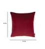 Red Solid Velvet 16 x 16 Inches Cushion Covers (Set of 2)