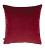 Red Solid Velvet 16 x 16 Inches Cushion Covers (Set of 2)