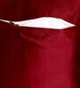 Red Textured Velvet 16 x 16 Inches Cushion Covers (Set of 5)