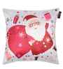 Red Velvet Tradiional 16X16 Inches Cushion Covers (Pack of 2)