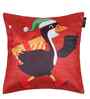 Red Velvet Tradiional 16X16 Inches Cushion Covers (Pack of 5)