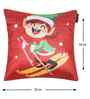 Red Velvet Tradiional 16X16 Inches Cushion Covers (Pack of 5)