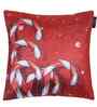Red Velvet Tradiional 16X16 Inches Cushion Covers (Pack of 5)