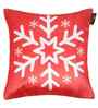 Red Velvet Tradiional 16X16 Inches Cushion Covers (Pack of 5)