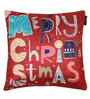 Red Velvet Tradiional 16X16 Inches Cushion Covers (Pack of 5)
