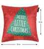 Red Velvet Tradiional 16X16 Inches Cushion Covers (Pack of 5)