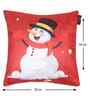 Red Velvet Tradiional 16X16 Inches Cushion Covers (Pack of 5)