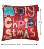 Red Velvet Tradiional 16X16 Inches Cushion Covers (Pack of 5)