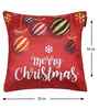Red Velvet Tradiional 16X16 Inches Cushion Covers (Pack of 5)