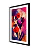 Floral Red Vinyl Painting