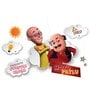 Red Vinyl Cartoons Alphabet Wall Sticker
