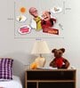 Red Vinyl Cartoons Alphabet Wall Sticker