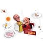 Red Vinyl Cartoons Alphabet Wall Sticker