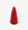 Red Wax Christmas Tree Candle