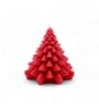Red Wax Christmas Tree Candle