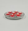 Red Wax Tealight Candles Set Of 30