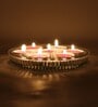 Red Wax Tealight Candles Set Of 30