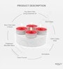Red Wax Tealight Candles Set Of 30