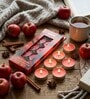 Red Wax Tealight Candles Set Of 30