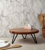 Red Wood Handcrafted Cake Stand