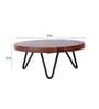 Red Wood Handcrafted Cake Stand