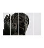 Black Wood Multiple Frames Buddha Beautiful Art Panels