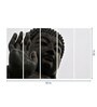 Black Wood Multiple Frames Buddha Beautiful Art Panels