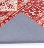Red Wool Floral 4 x 6 Feet Hand Tufted Carpet