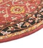 Red Persian Wool 6 ft x 6 ft Hand Tufted Round Carpet