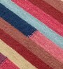 Multicolor Wool Geometric 4 x 6 Feet Hand Woven Carpet