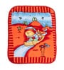 Red Wool Kids Print 350 GSM Premium Baby blanket