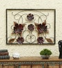Red Metal Patti Frame Wall Art