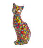 Red Yellow Vintage Cat Showpiece -4 Inch