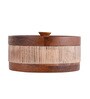 Reed Roti Box | Wooden Casserole Chapati Box