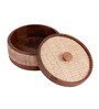 Reed Roti Box | Wooden Casserole Chapati Box